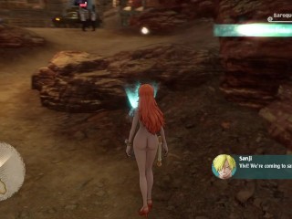 One Piece Odyssey Nude Mod Installed Game Play [part 22] Porn game play [18+] Sex game