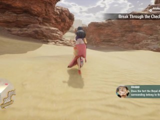 One Piece Odyssey Nude Mod Installed Game Play [part 22] Porn game play [18+] Sex game