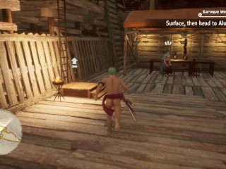 One Piece Odyssey Nude Mod Installed Game Play [part 23] Porn game play [18+] Sex game