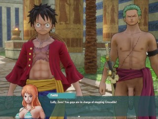 One Piece Odyssey Nude Mod Installed Game Play [part 25] Porn game play [18+] Sex game