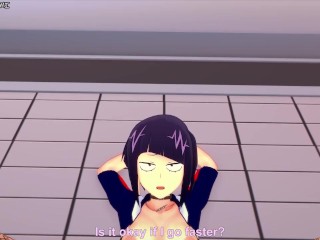 Kyoka Jiro Gives You a Footjob To Train Her Sexy Body! My Hero Academia Feet Hentai POV