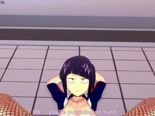 Kyoka Jiro Gives You a Footjob To Train Her Sexy Body! My Hero Academia Feet Hentai POV