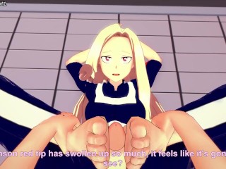 Mt. Lady Gives You a Footjob To Train Her Sexy Body! My Hero Academia Feet Hentai POV