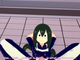 Tsuyu Asui Gives You a Footjob To Train Her Sexy Body! My Hero Academia Feet Hentai POV