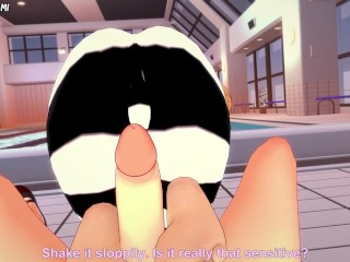 Hana Gives You a Footjob To Train Her Sexy Body! Prison School Feet Hentai POV