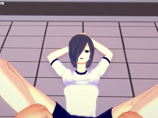 Touka Kirishima Gives You a Footjob To Train Her Sexy Body! Tokyo Ghoul Feet Hentai POV