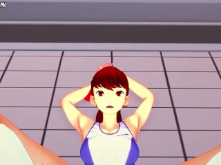 Kasumi Gives You a Footjob To Train Her Sexy Body! Persona 5 Feet Hentai POV