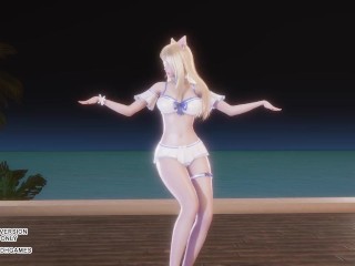 [MMD] CHUNG HA - Sparkling Ahri Sexy Kpop Dance League of Legends Uncensored Hentai 4K