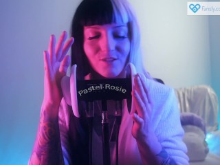 SFW ASMR - Pastel Rosie Massaging and Counting Down Your Triggers - EGirl Rubs and Tickles Your Ears