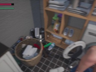 S g s i t washing machine, Stepson fucked stepmother while she was in the washing machine - creampie