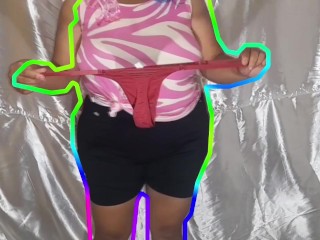 Probandome ropa intima #2