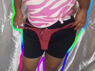 Probandome ropa intima #2