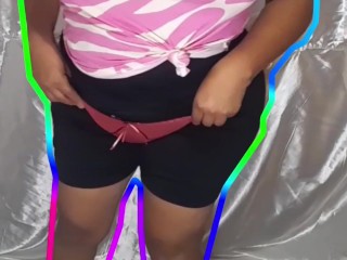 Probandome ropa intima #2