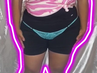 Probandome ropa intima #3