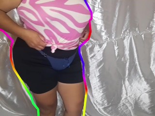 Probandome ropa intima #5