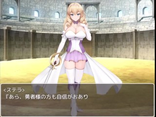 【プリンセス・ハニートラップ⑧】エチエチな痴女に巨乳オッパイでパフパフされて敗北射精してしまうM男・勇者★アニメーション