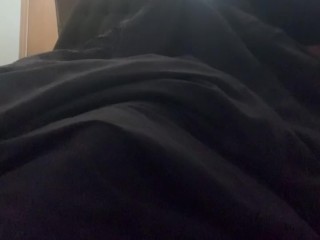 Pulling my bbc out and Fuckin my toy on my bm mother couch while she in her room 😅