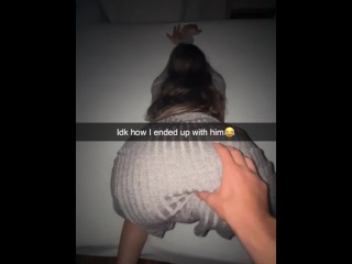 My best friend fucks me after party POV snapchat