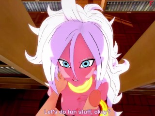 Android 21 transformed & fucked 1 Dragon Ball Zex 4 Watch the full 1hr movie Patreon: Fantasyking3