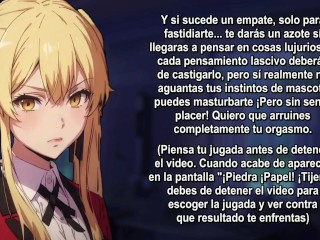 Joi español - ¿Podrás masturbarte los 7 días de la semana? - Kakegurui