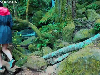 Hiking Naked near Waterfalls