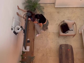 We finally arrive in Cartagena and Scarlett wants to fuck her coworker!!