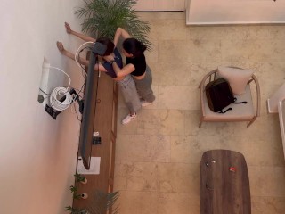 We finally arrive in Cartagena and Scarlett wants to fuck her coworker!!