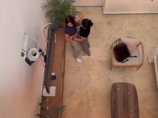 We finally arrive in Cartagena and Scarlett wants to fuck her coworker!!