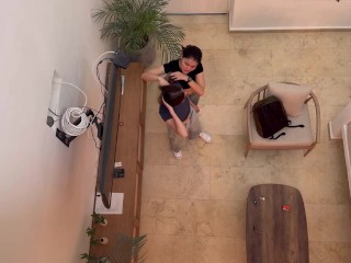 We finally arrive in Cartagena and Scarlett wants to fuck her coworker!!