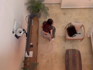 We finally arrive in Cartagena and Scarlett wants to fuck her coworker!!