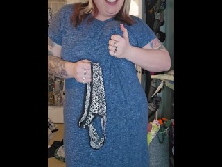 Mommy finds cum filled panties and fucks herself to their dirty scent