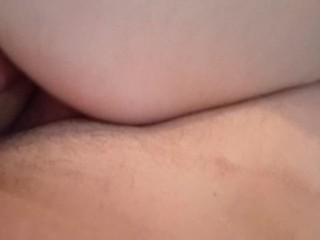 She started cumming when  she sat on my face ,& didn't stop until I  gave her a creampie