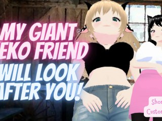 [VORE AUDIO ROLEPLAY] Giantess Neko Plays With and Swallows You!  (PART 3)