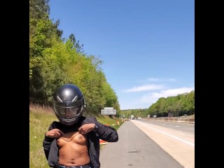 Bike break titties