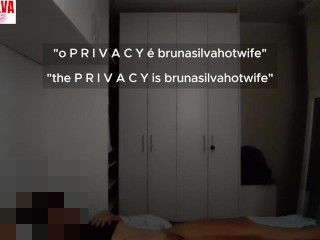 Bruna Silva Hotwife - Gets her ass licked after giving it to a eater - Subtitles in English