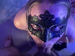 Sexy PAWG strips gets tied to a pole, messy deepthroat, and gets creampied. Full Video on OnlyFans