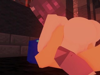 Minecraft Porn Public in Apocalypse World - Girl manages to take a quick fuck with this lucky dude