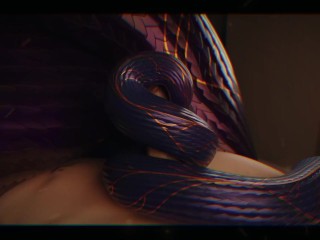 Snake Girl From Monster Musume Gets Cum Inside Pussy!