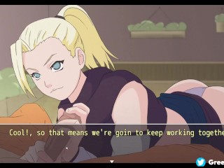 Living with Tsunade V0.37 [6] Ino Masturbates Naruto's Dick