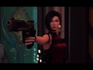 Leon Kennedy and Ada Wong Fuck In The Lab During Zombie Invasion - Resident Evil Porn