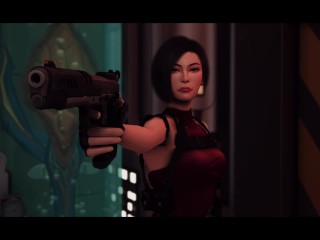 Leon Kennedy and Ada Wong Fuck In The Lab During Zombie Invasion - Resident Evil Porn