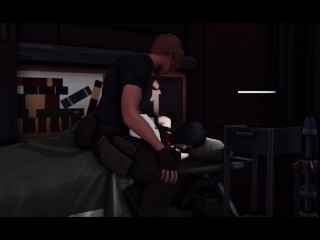 Leon Kennedy and Ada Wong Fuck In The Lab During Zombie Invasion - Resident Evil Porn