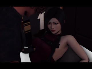 Leon Kennedy and Ada Wong Fuck In The Lab During Zombie Invasion - Resident Evil Porn