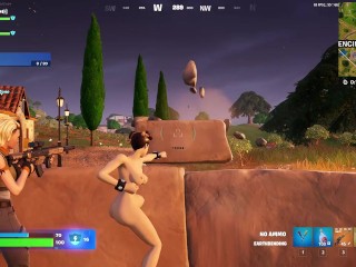 Fortnite Nude Game Play - Chun-Li Nude Mod (Part 03) [18+] Adult Porn Gamming