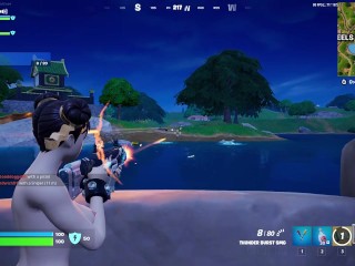 Fortnite Nude Game Play - Chun-Li Nude Mod (Part 03) [18+] Adult Porn Gamming