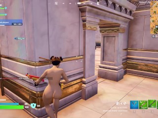 Fortnite Nude Game Play - Chun-Li Nude Mod (Part 02) [18+] Adult Porn Gamming