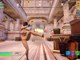 Fortnite Nude Game Play - Chun-Li Nude Mod (Part 02) [18+] Adult Porn Gamming