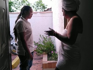 conseguí el trabajo gracias al sexo oral que le practique a la patrona