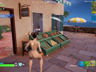 Fortnite Nude Game Play - Chun-Li Nude Mod (Part 01) [18+] Adult Porn Gamming