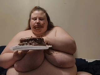 Ssbbw face stuffing. Special custom request